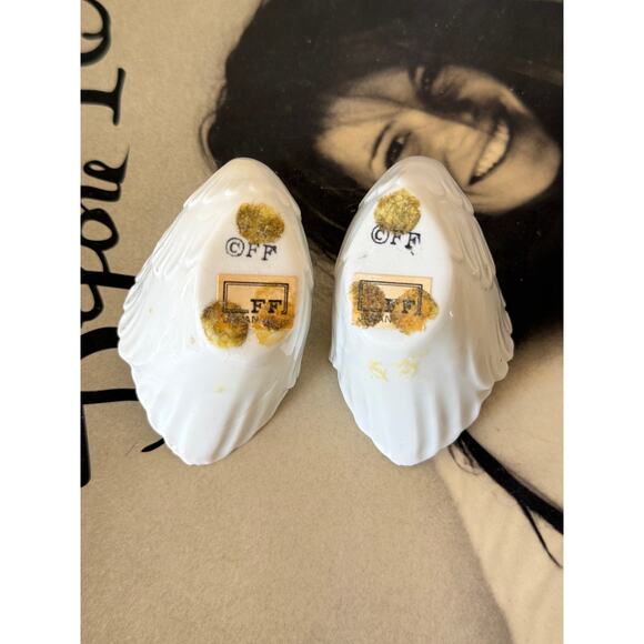 Set of 2 Vintage Fitz and Floyd Porcelain Swans with Gold Interior - RARE! - Picture 4 of 5